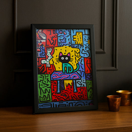 Cadre photo Keith Haring