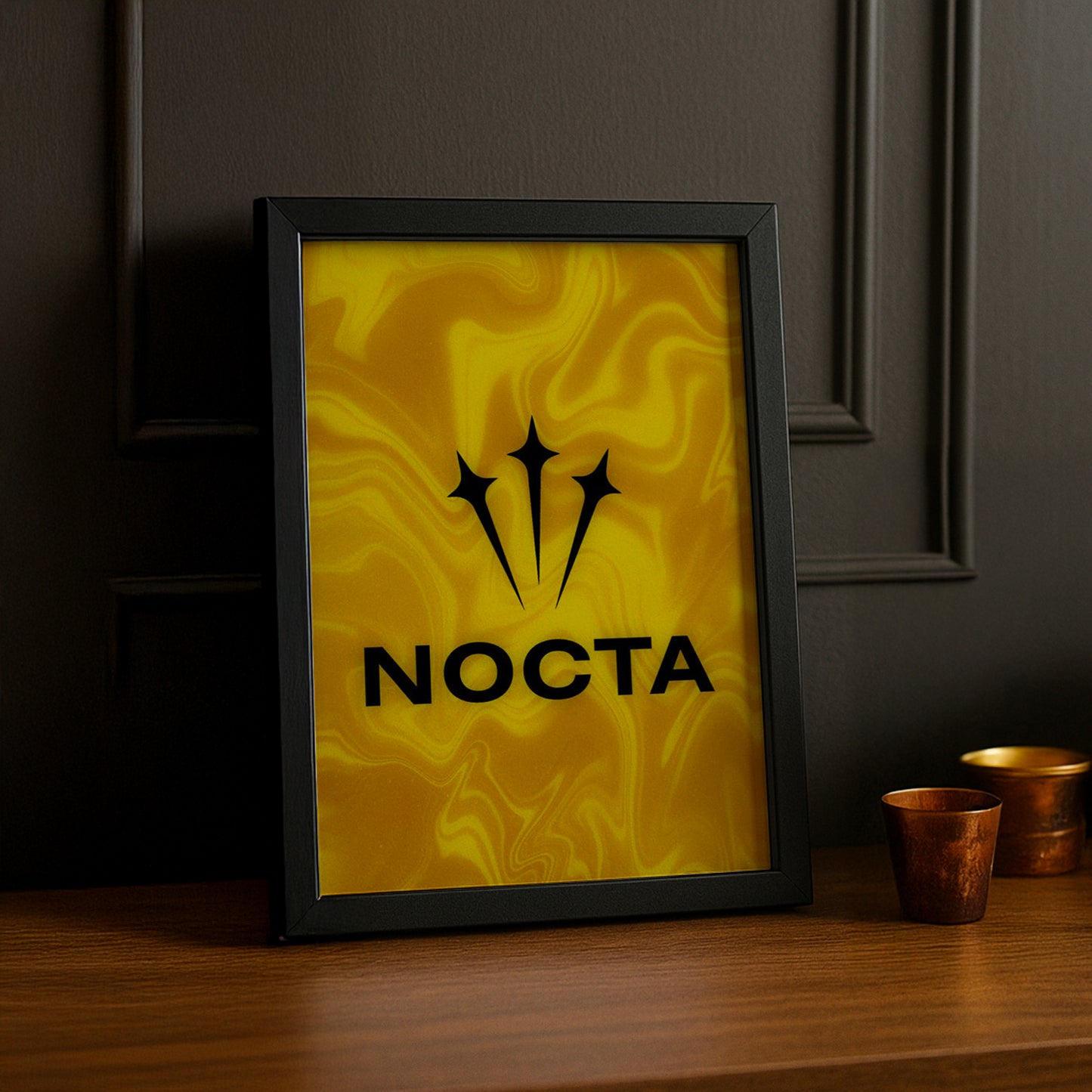 Cadre photo Nocta jaune