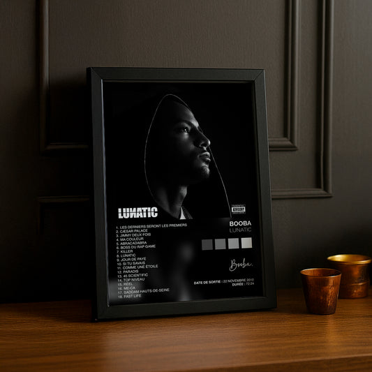 Poster - Album Booba Lunatic