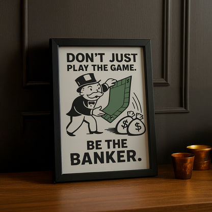 Cadre Photo Monopoly - Be The Banker