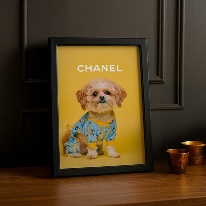 Poster Photo Chanel - Little Dog
