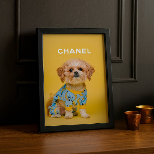 Poster Photo Chanel - Little Dog