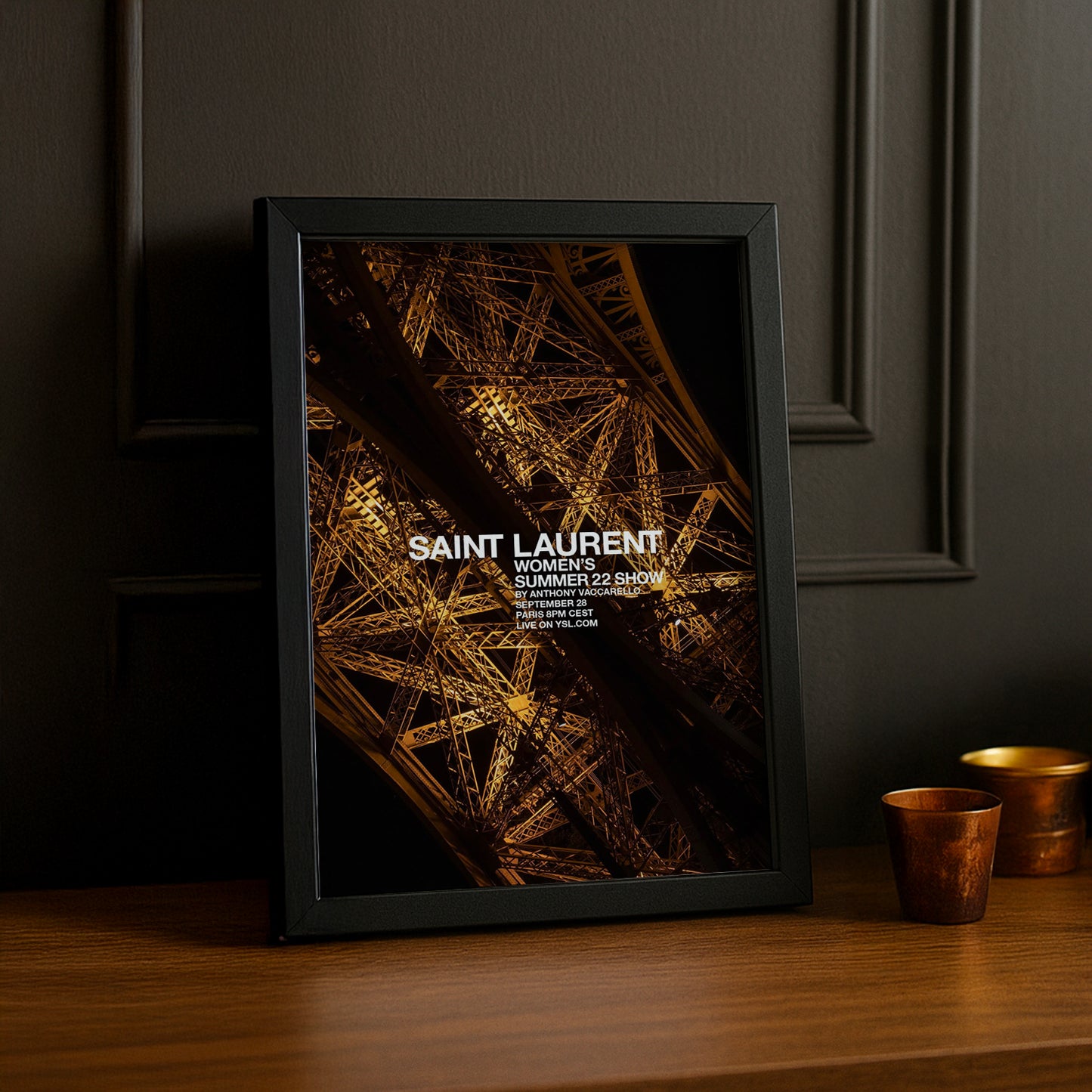 Cadre photo Yves Saint Laurent - Women's Summer 22 Show