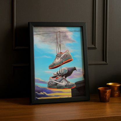 Cadre photo Jeff Staple x Nike Dunk Low SB Pro Pigeon