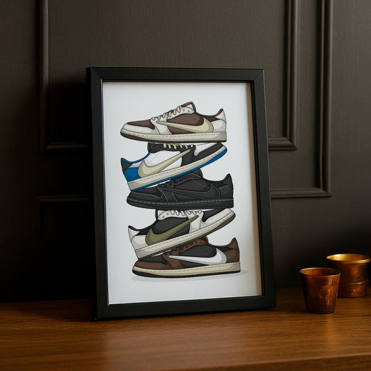 Cadre Photo Nike - Travis Scott Low