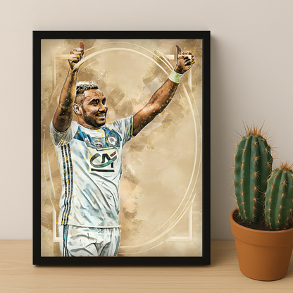 Olympique de Marseille Dimitri Payet - Poster