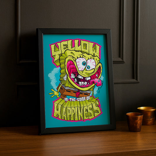 Cadre Photo Bob L'Éponge - Yellow Happiness