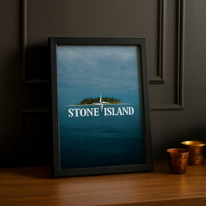 Poster Stone Island - Île Logo