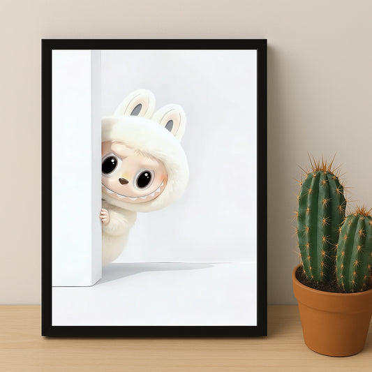 Poster Labubu White - Wall