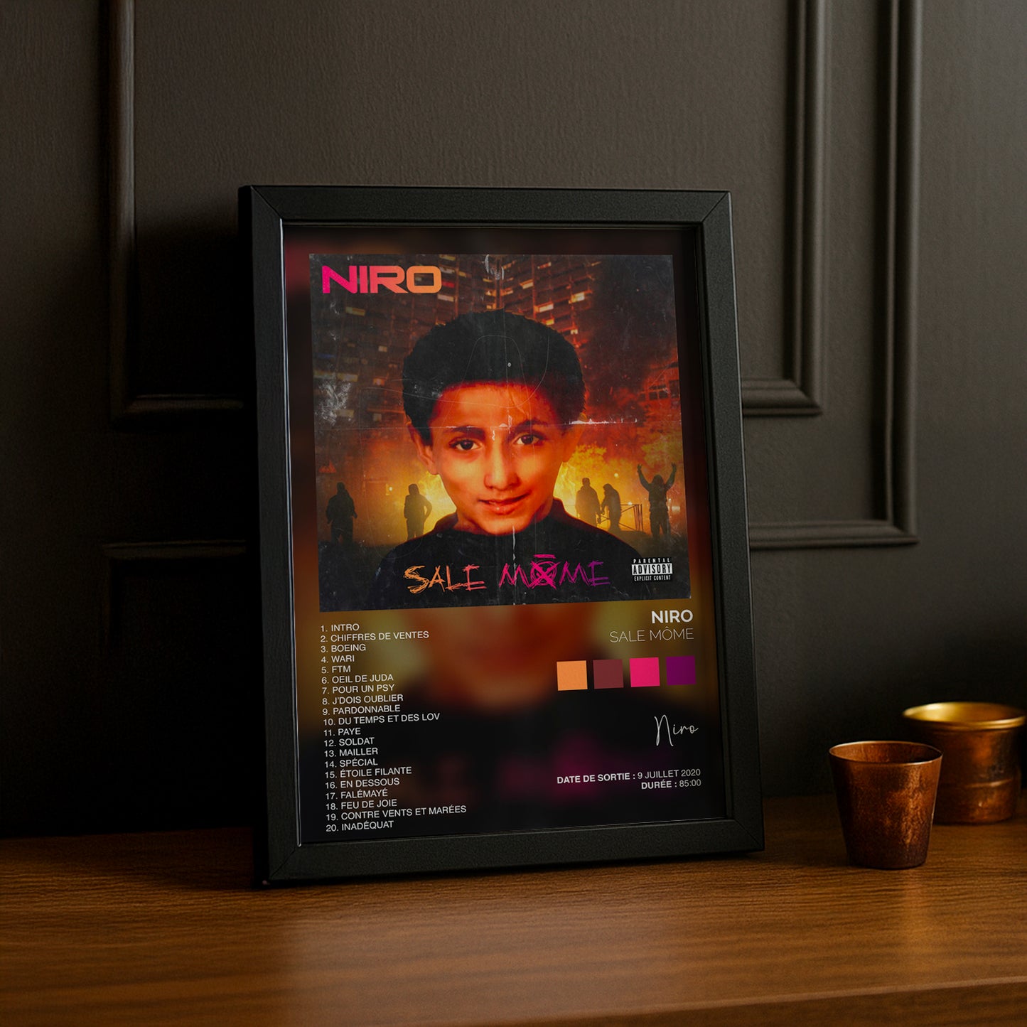 Cadre photo Album Musicaux - Sale Môme de Niro