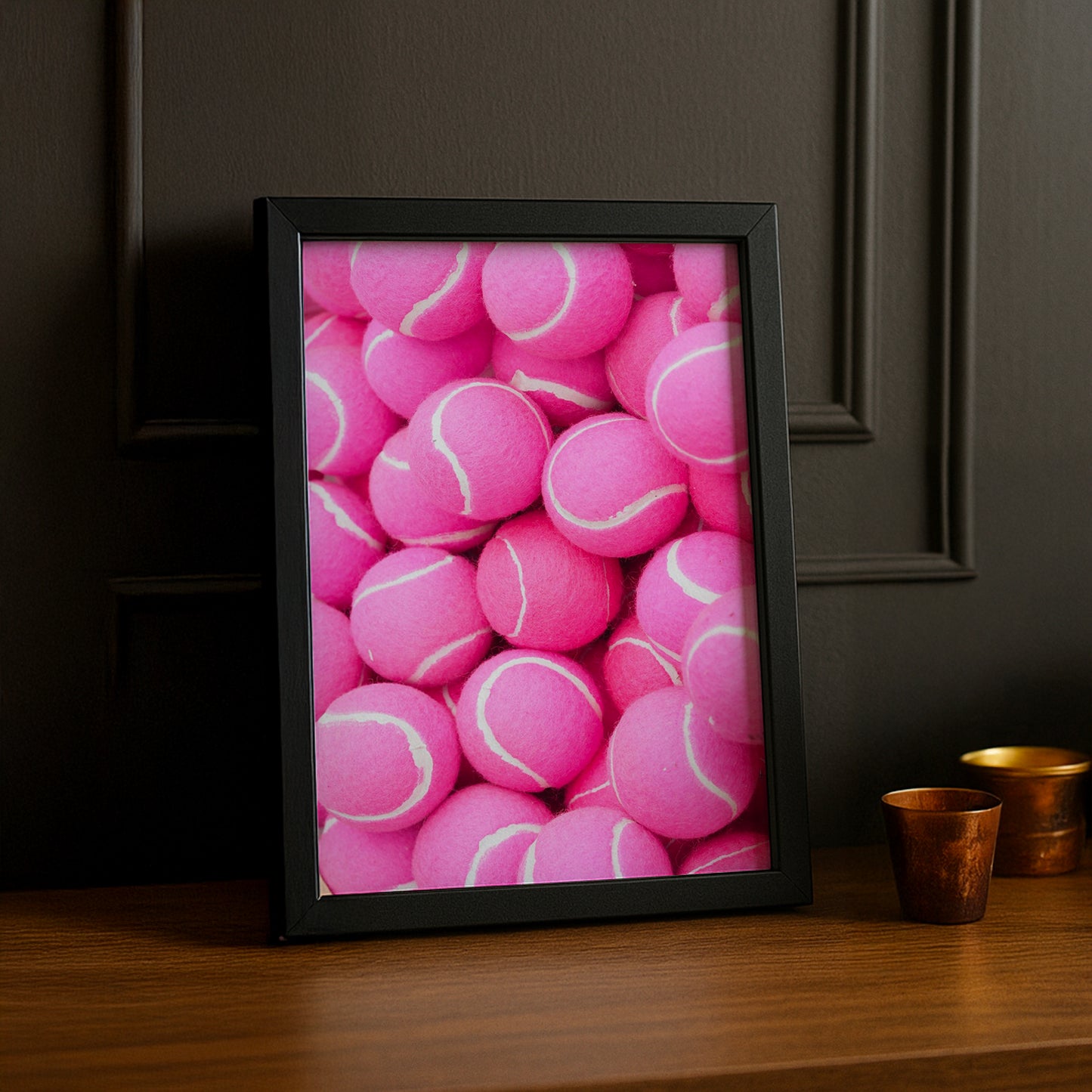 Cadre photo Tennis - Pinky Ball Aesthetic