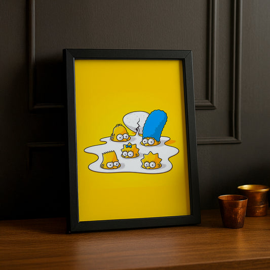 Cadre Photo Les Simpsons - Omelette