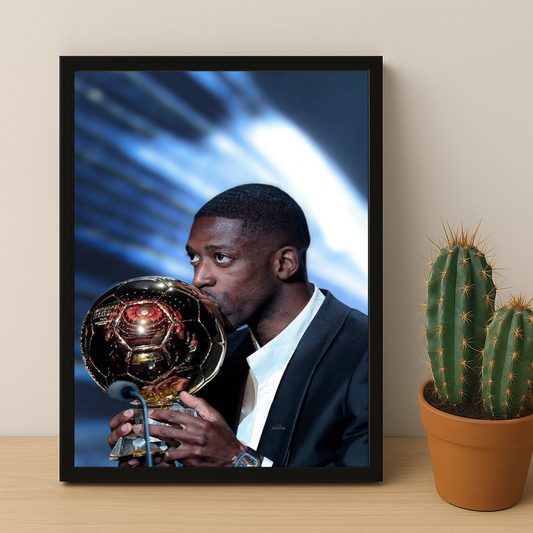 Cadre photo Ousmane Dembélé Ballon d'Or 2025