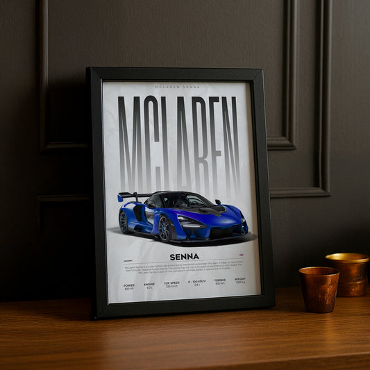 Cadre photo McLaren Senna