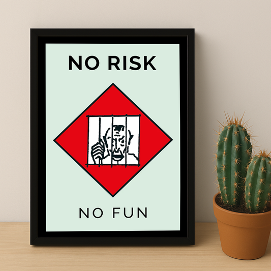 Monopoly No Risk No Fun - Cadre photo