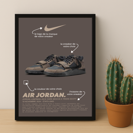 Cadre Photo Sneaker Personnalisé – Affichez Votre Paire Favorite Comme une Œuvre d’Art