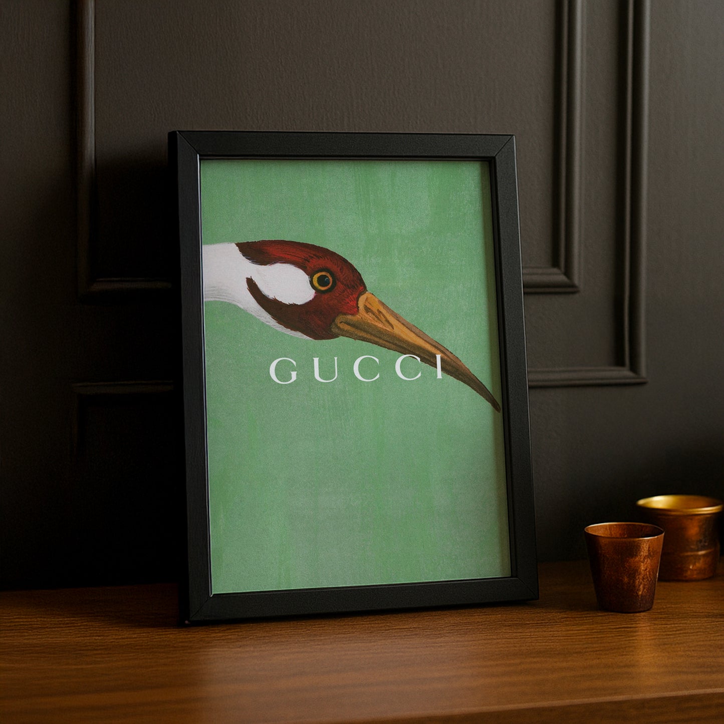 Cadre Photo Gucci - Autruche Vert