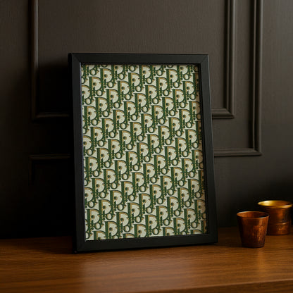 Cadre photo Christian Dior - Monogram vert
