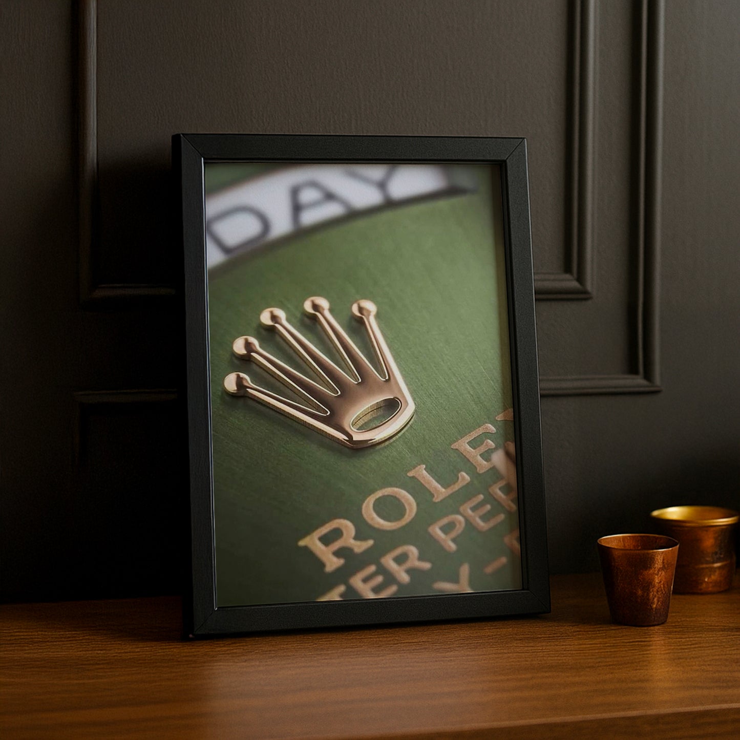 Poster Photo Rolex - Oyster Vert