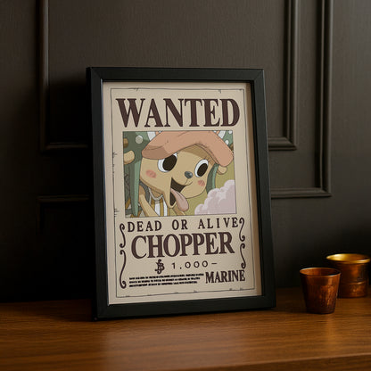 Cadre photo One Piece - Wanted Chopper