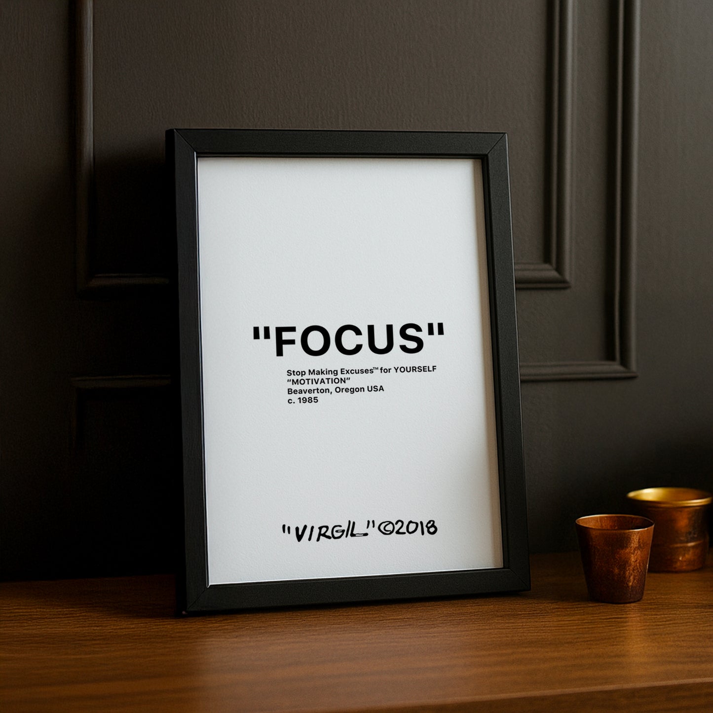 Cadre photo Off-White Focus