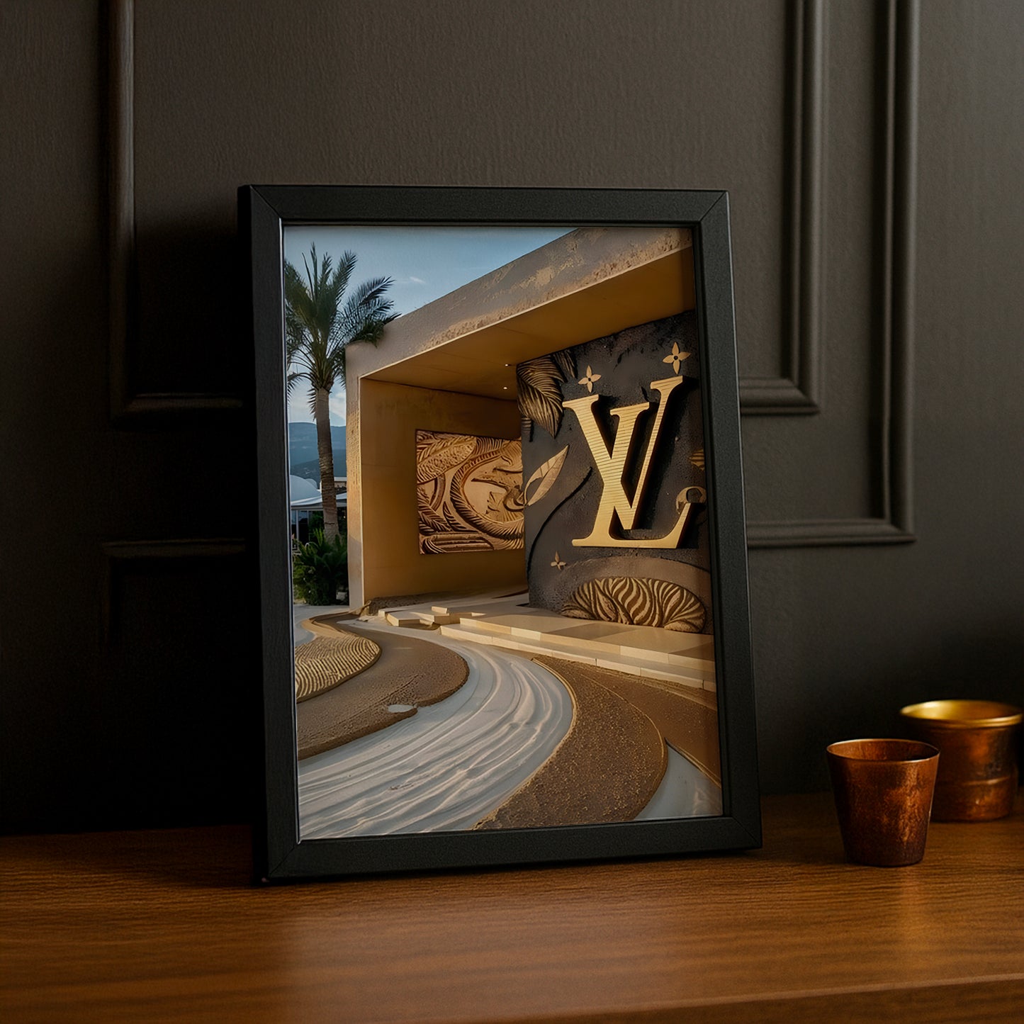 Cadre photo Louis Vuitton - Summer Devanture