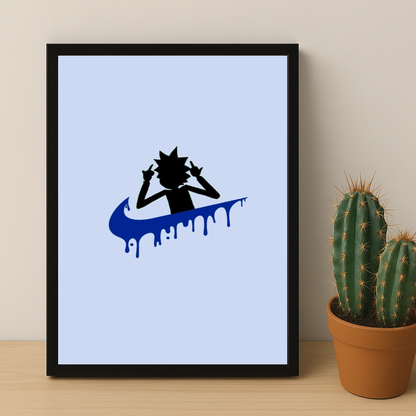 Poster Nike Rick & Morty