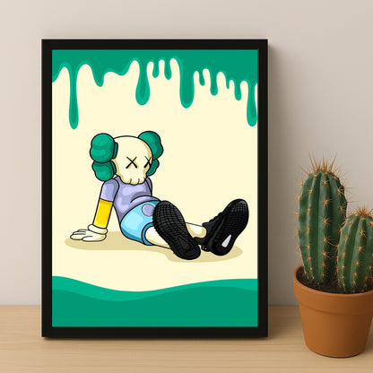 Cadre photo Kaws - Gluant