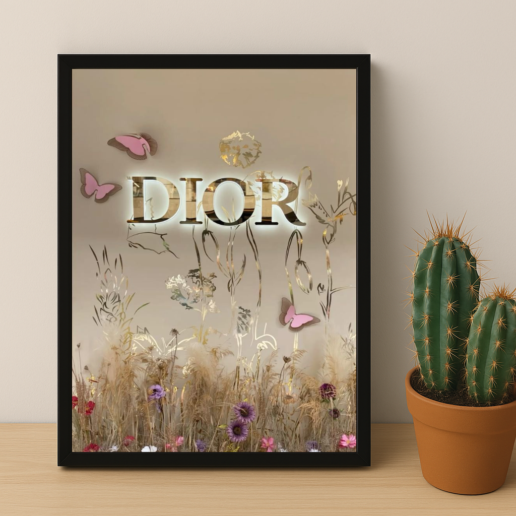 Cadre photo Dior Logo