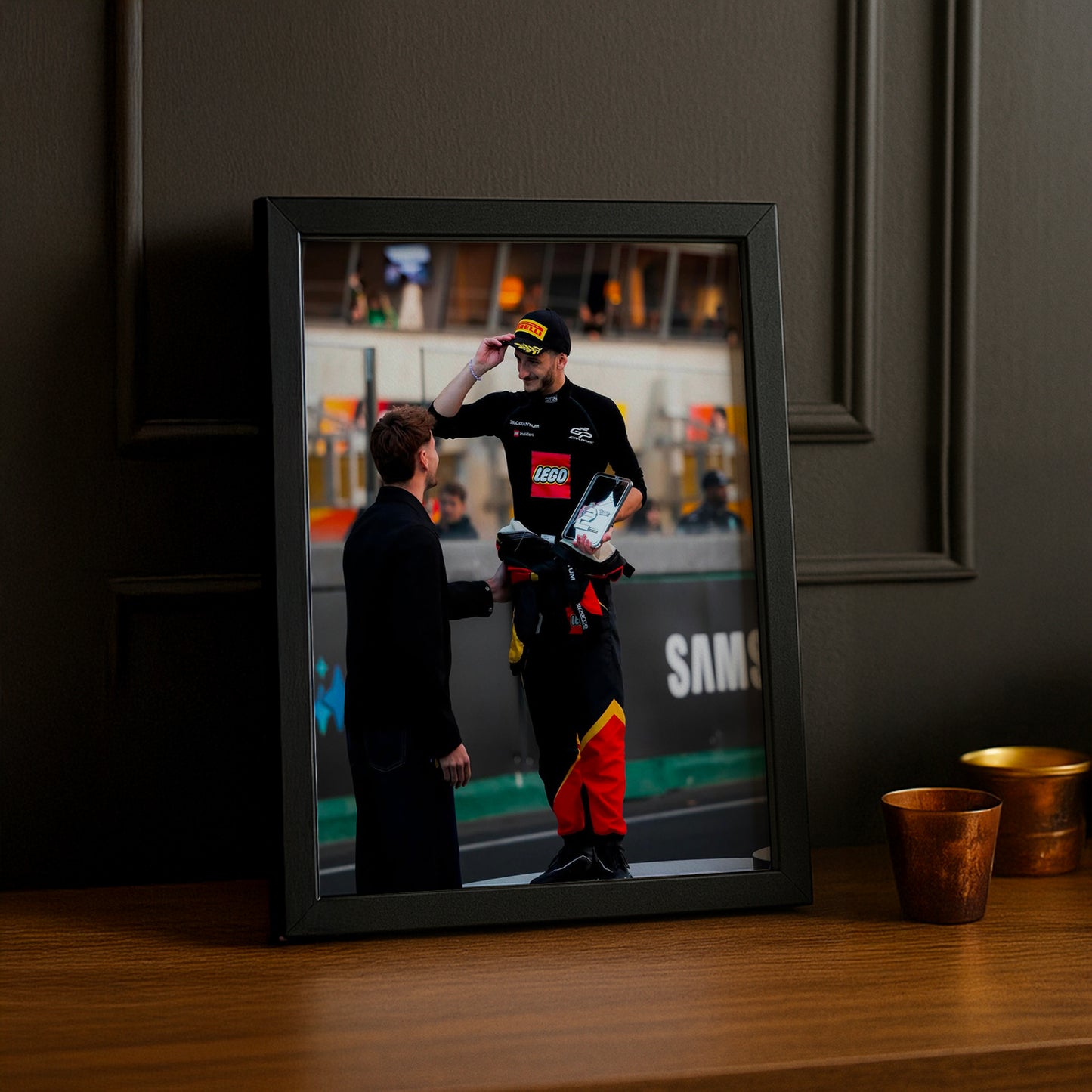Poster encadrée GP Explorer - Squeezie Podium