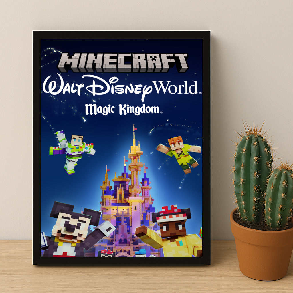 Cadre photo Minecraft - Walt Disney