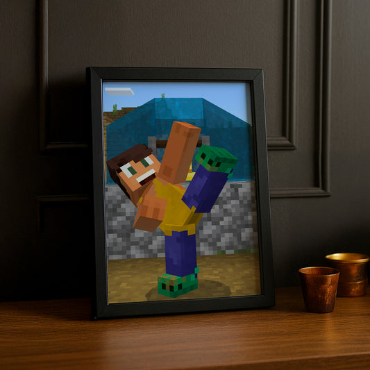 Cadre photo Minecraft - Crocs