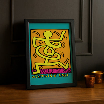 Cadre photo Keith Haring