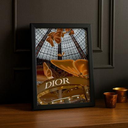 Cadre photo Christian Dior - Devanture Gold