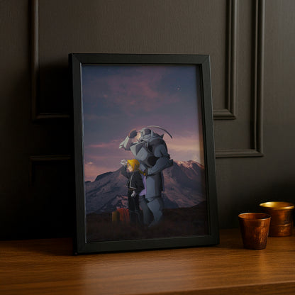 Cadre Photo Full Metal Alchemist - Montagne