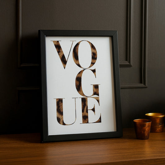 Cadre photo Vogue - Léopard