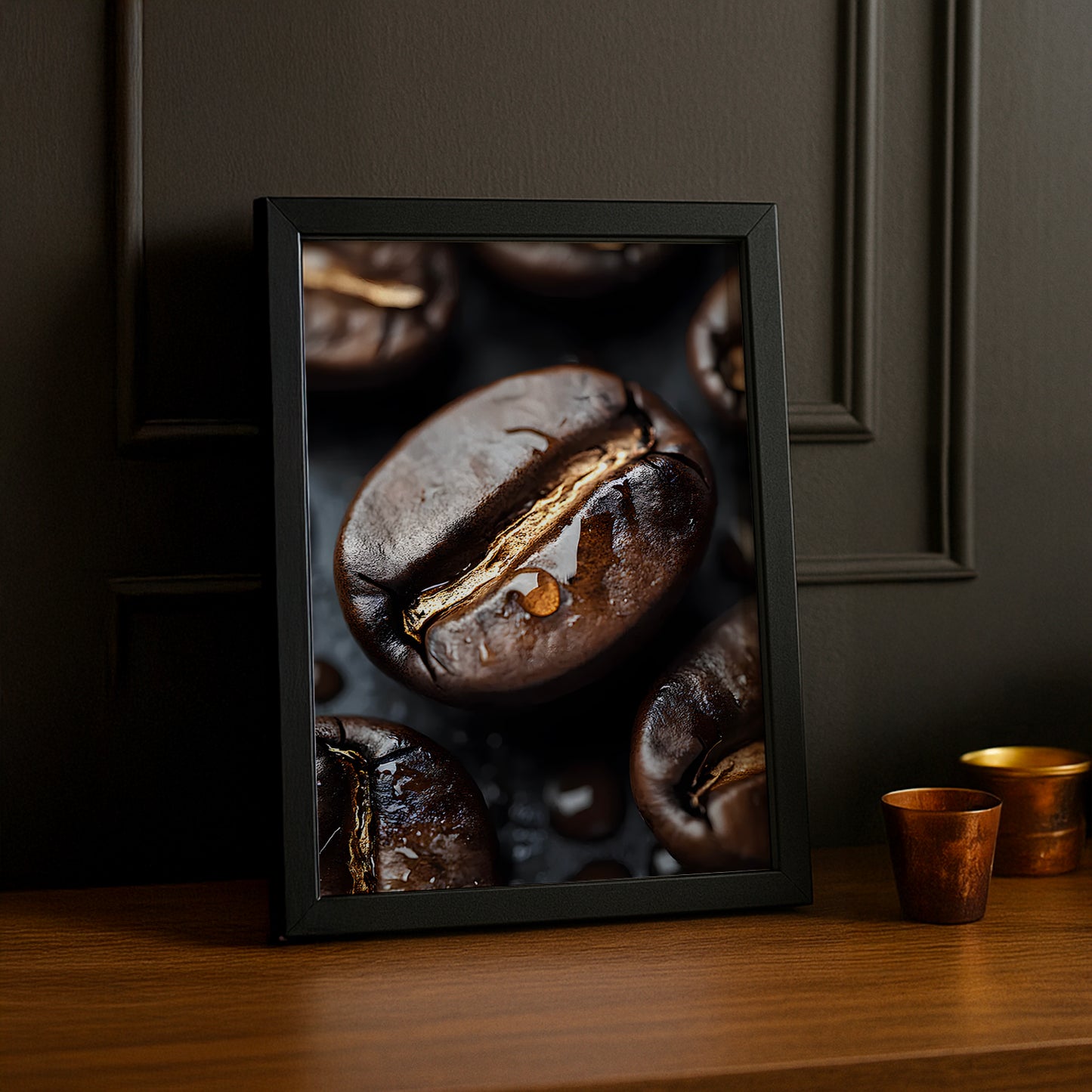 Cadre photo Coffee Lover - Graine de café