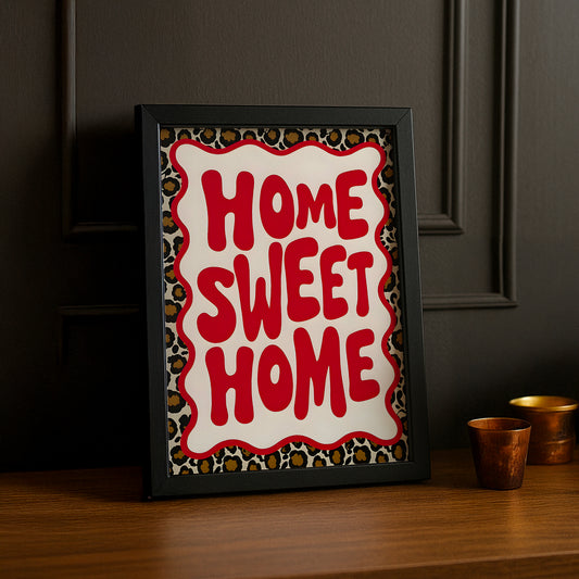 Cadre photo Citation - Home Sweet Home