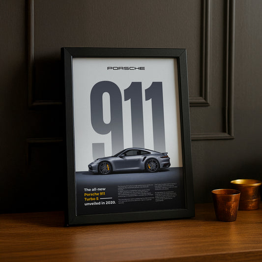 Poster Voitures - Porsche 911 Turbo S