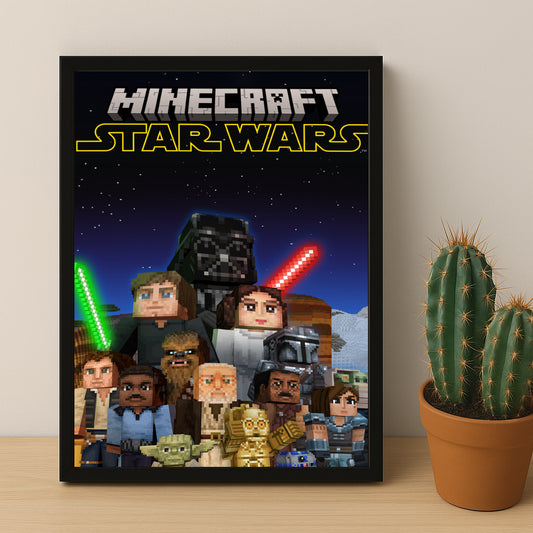 Cadre photo Minecraft - Star Wars