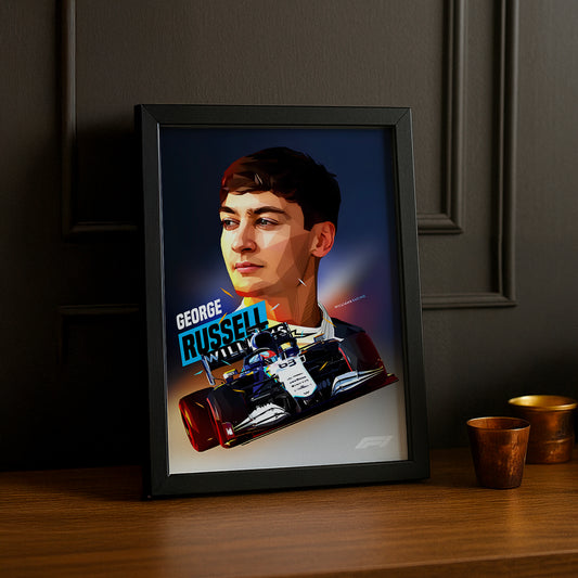 Cadre photo George Russel Formule 1