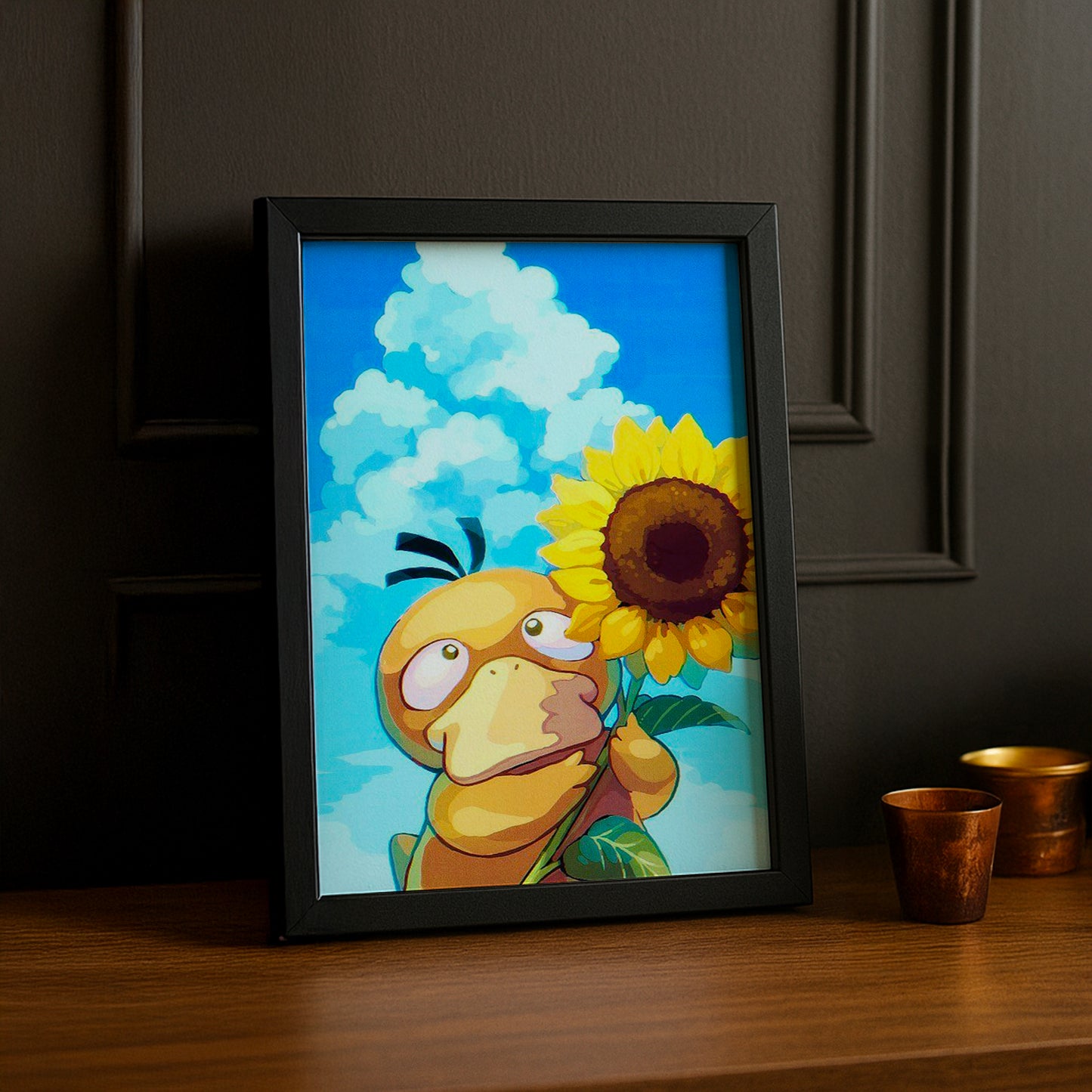 Cadre Photo Pokémon - Psykokwak Tournesol