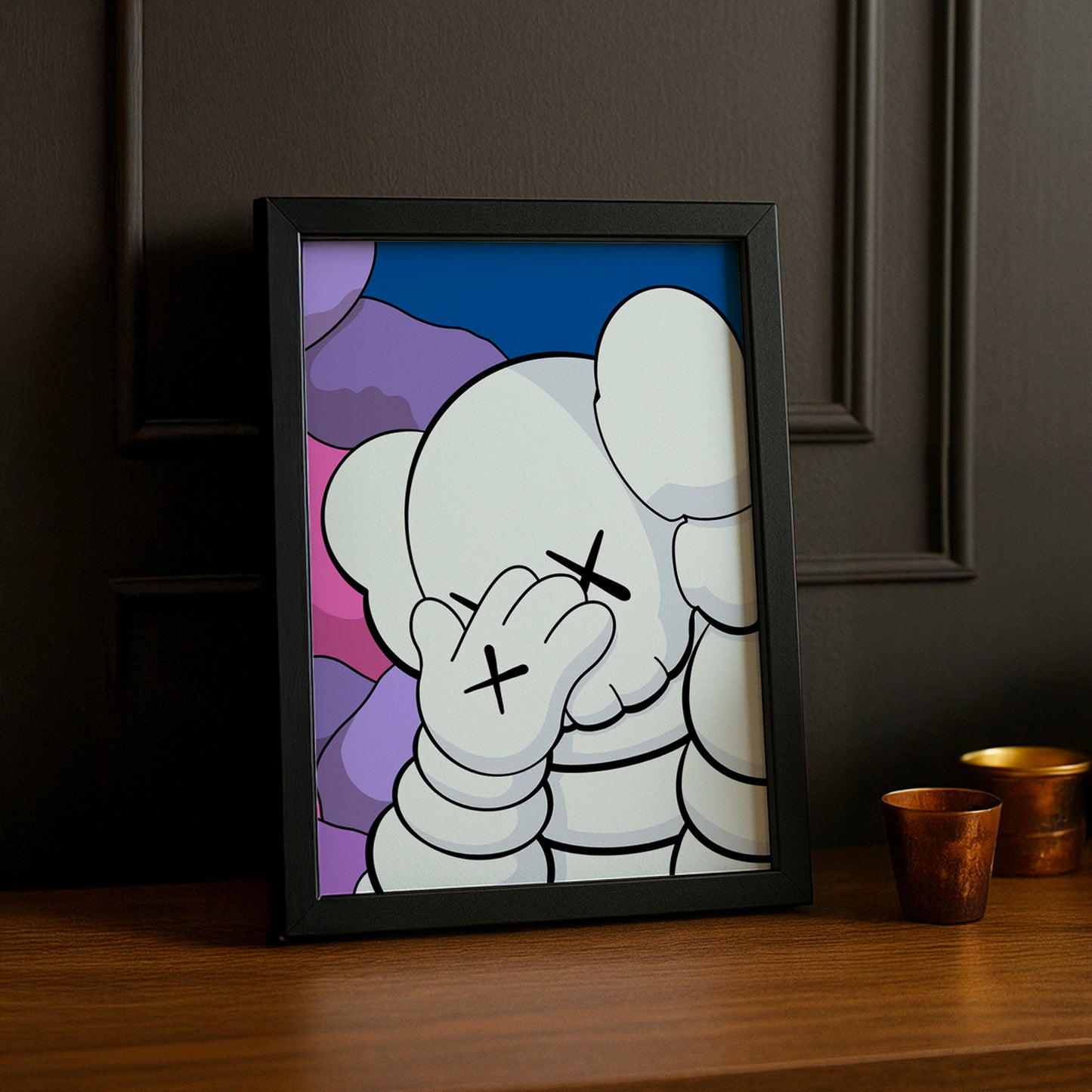 Poster Kaws facepalm