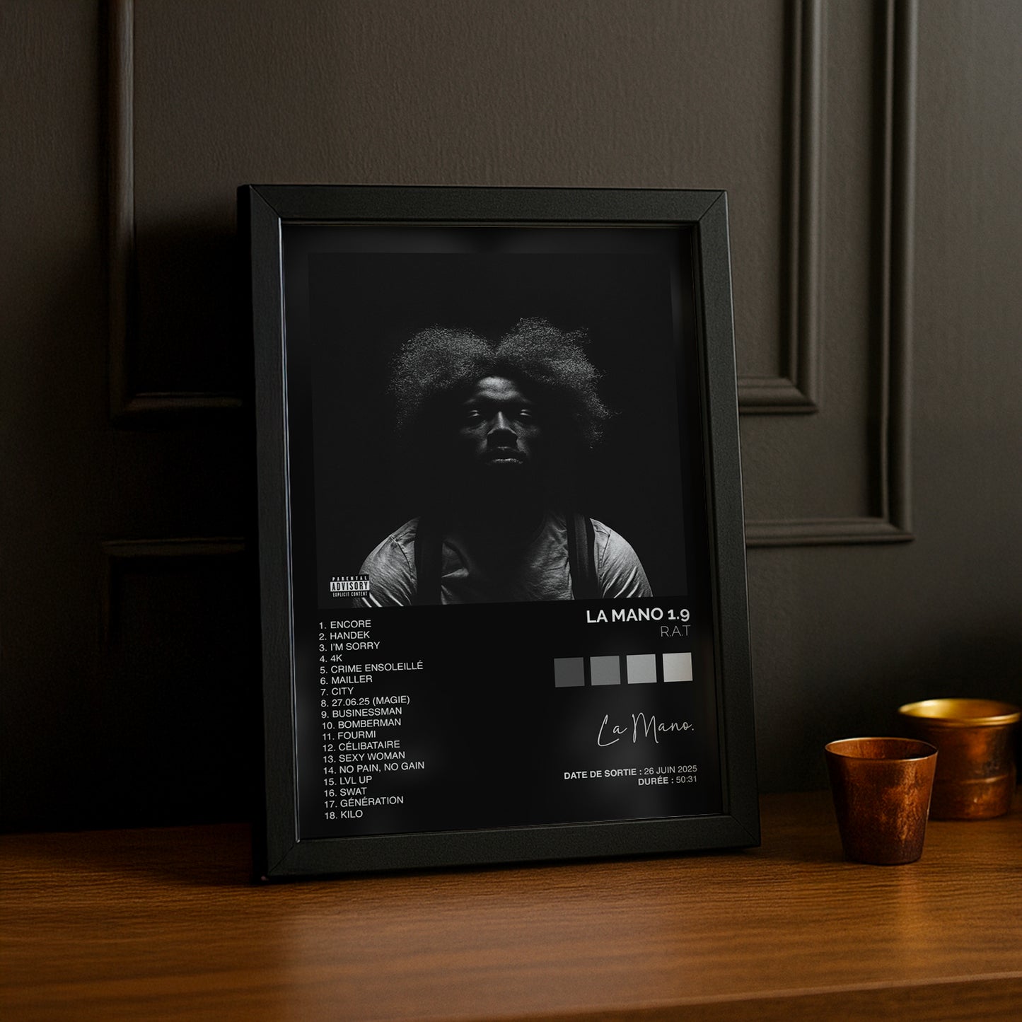 Cadre photo Album Musicaux - R.A.T de La Mano 1.9