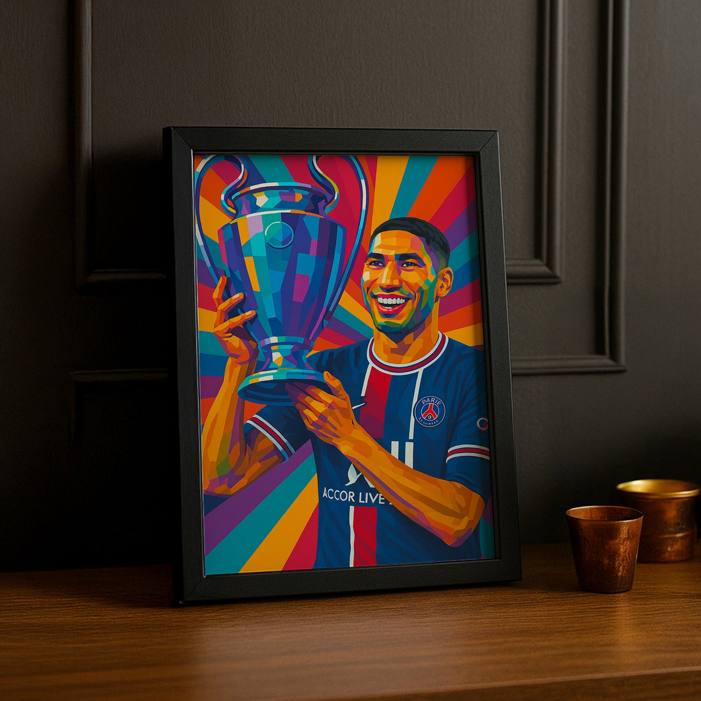 Cadre photo Achraf Hakimi Ligue des champions