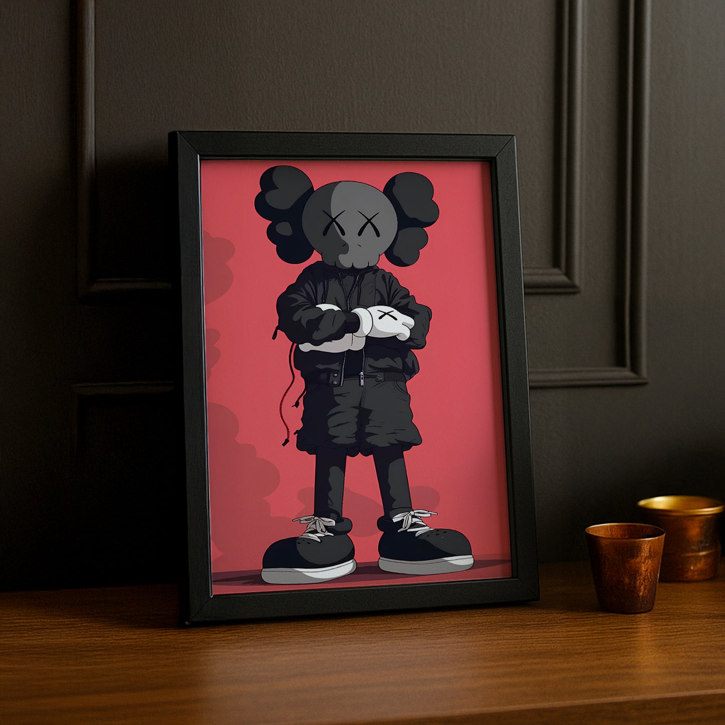 Cadre photo Kaws - Chill Attitude