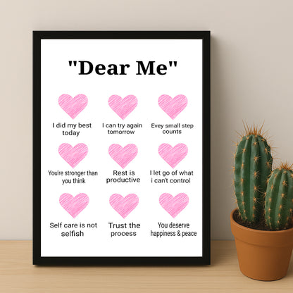 Cadre photo Citation - Dear Me