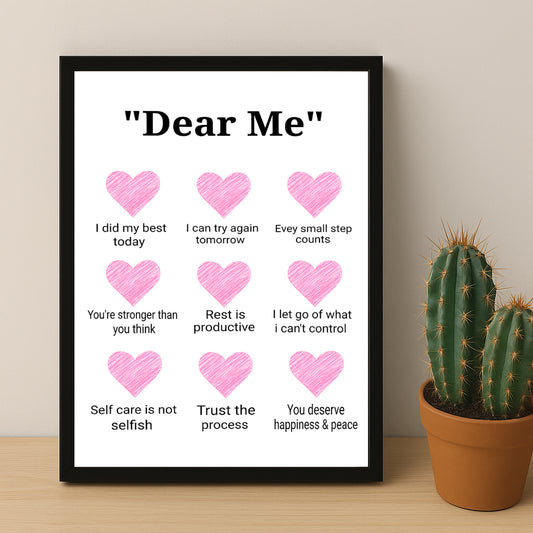 Cadre photo Citation - Dear Me