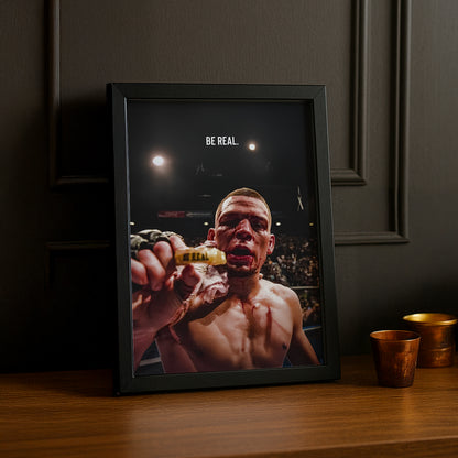 Cadre photo UFC - Nate Diaz Be Real