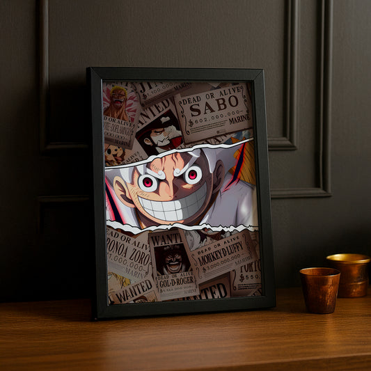 Cadre photo Luffy One Piece